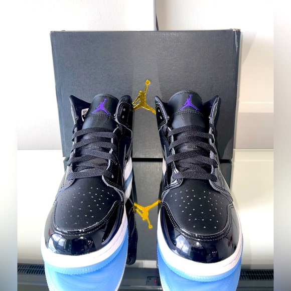 Air Jordan 1 Mid SE GS / ‘Space Jam'/ 100% Authentic / News / Size 7 Y / Ori Box - Picture 7 of 10